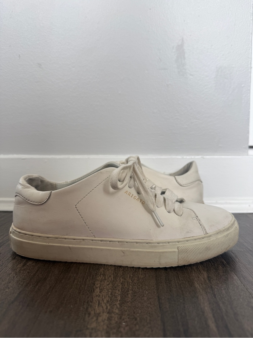 Axel Arigato Clean 90 White Leather Sneakers EU 35 US 5